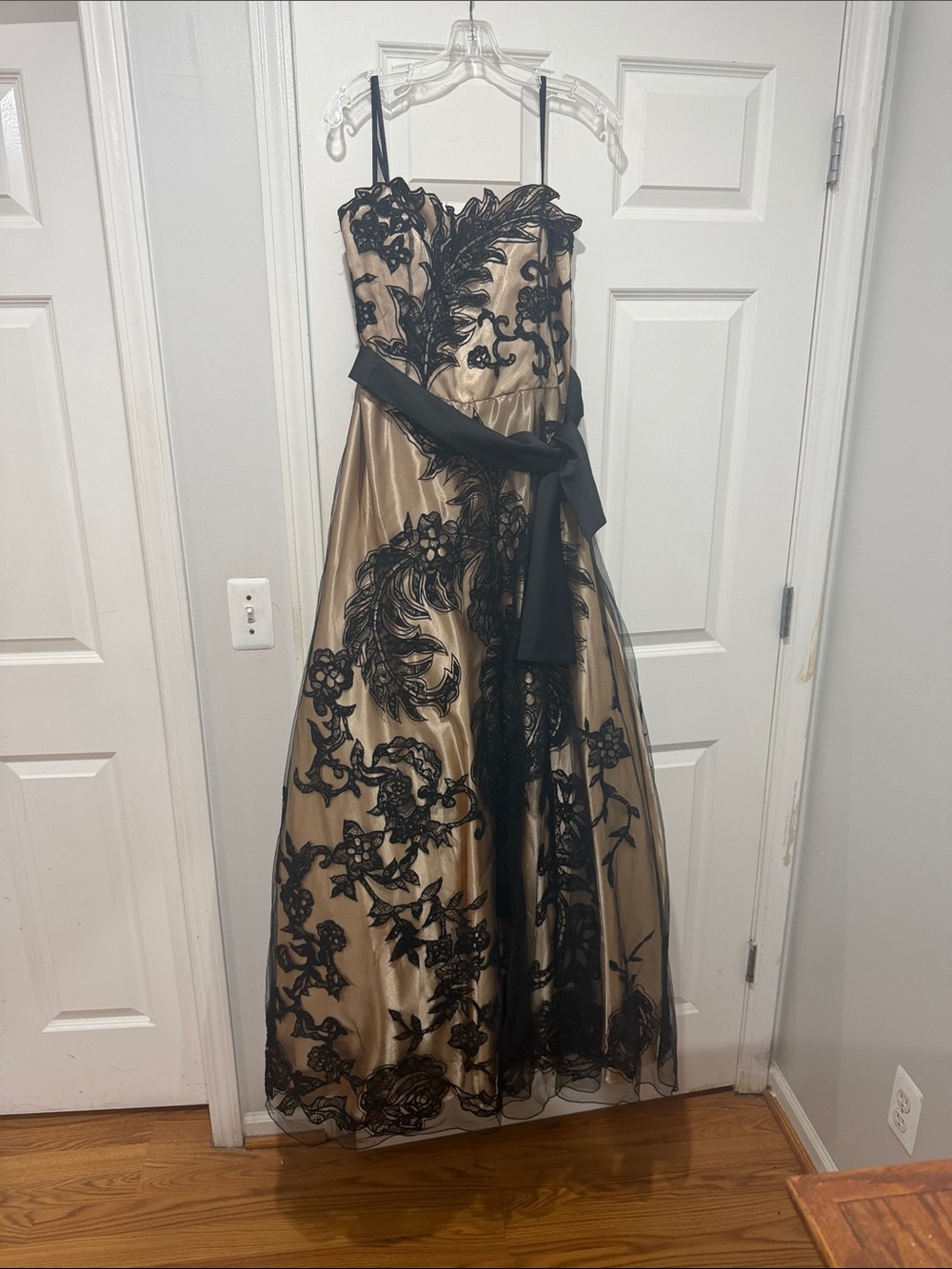 Terani Couture Gold and Black Embroidered Ball Gown (price is negotiable) - Picture 1 of 5